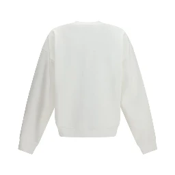 White Cotton Sweatshirt
