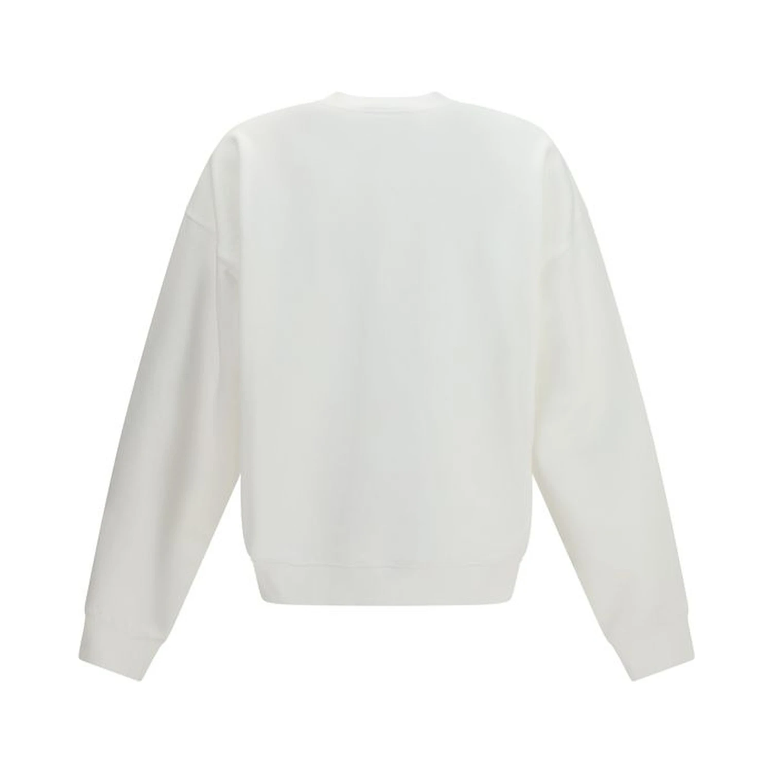 White Cotton Sweatshirt