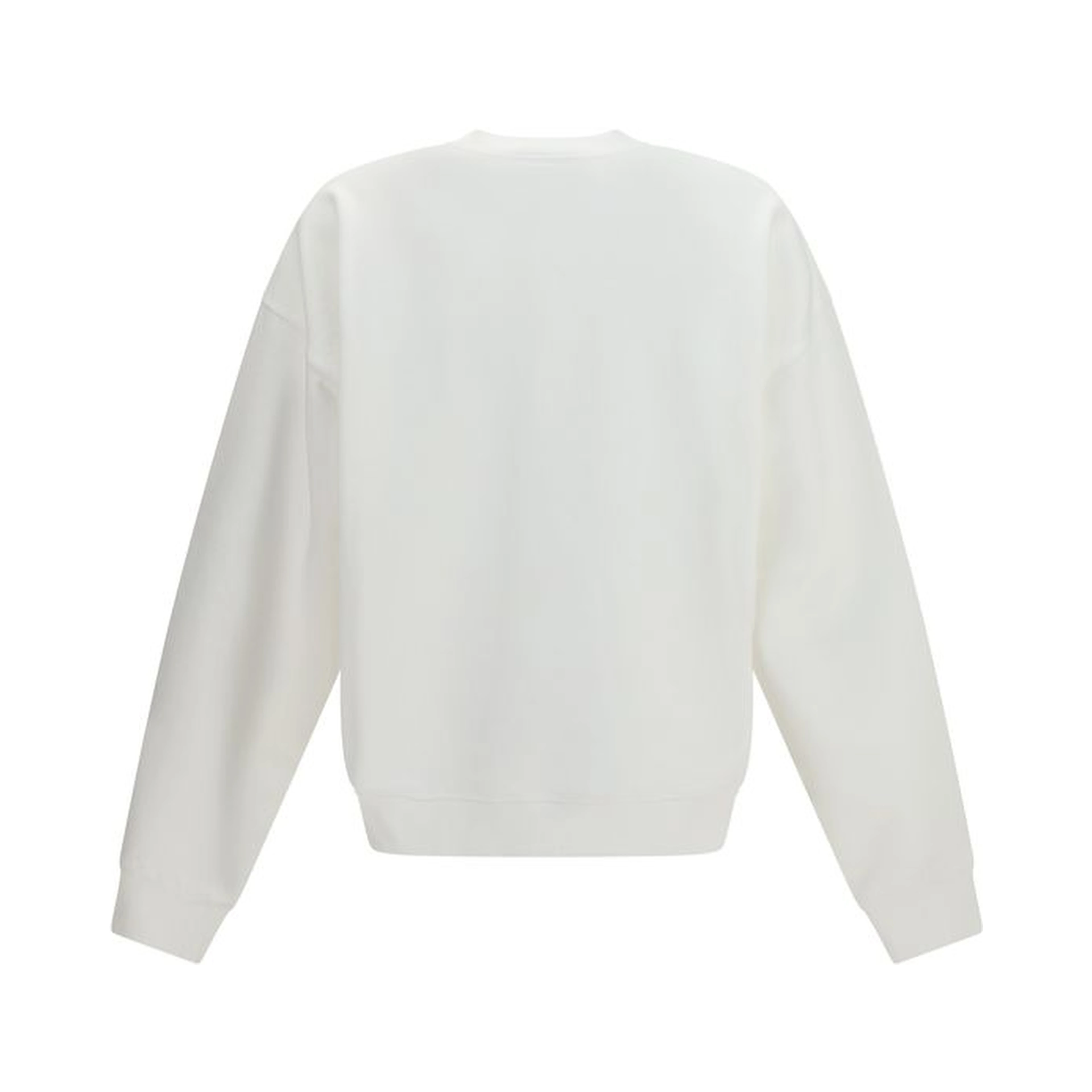 White Cotton Sweatshirt