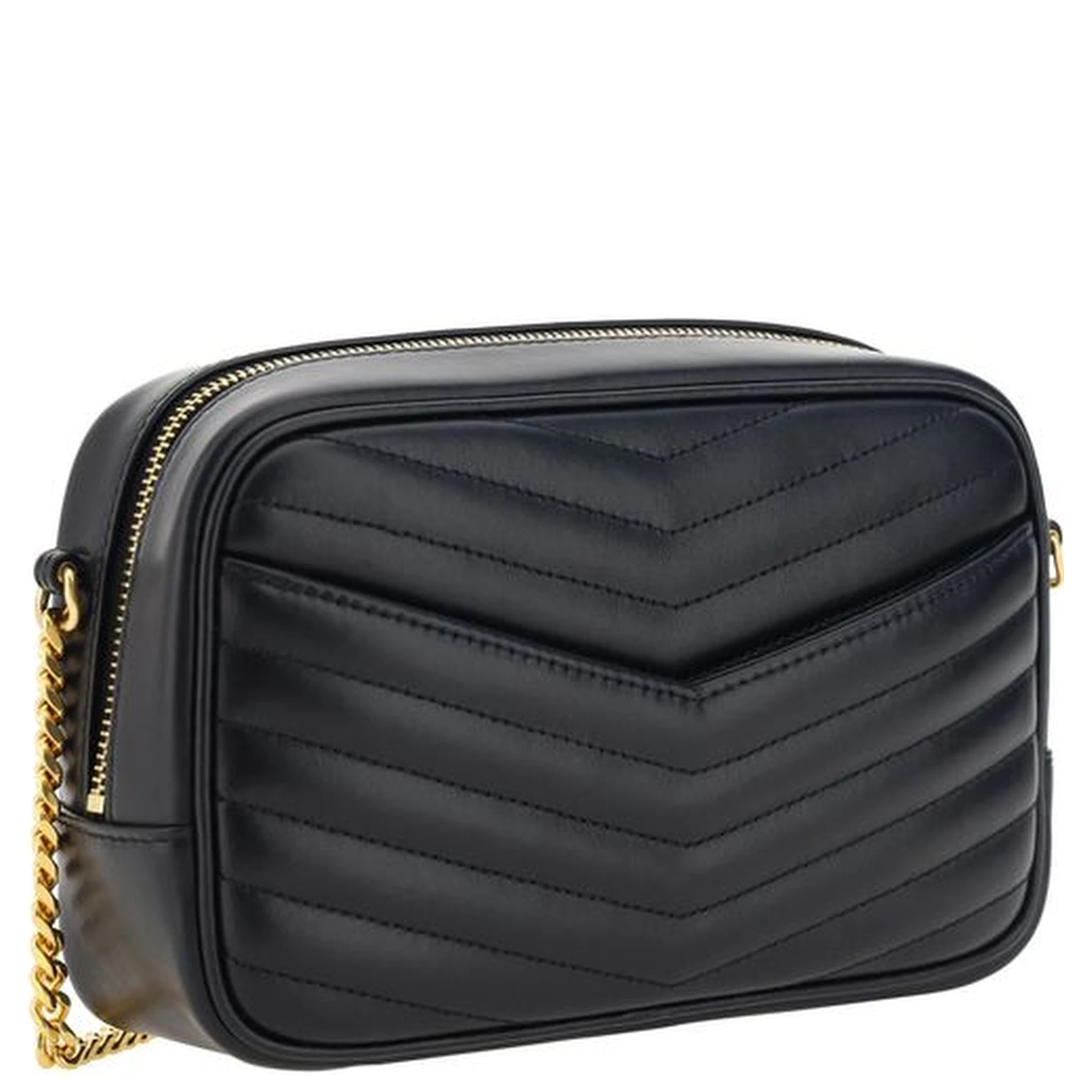 Black Calf Leather Bos Taurus Shoulder Bag