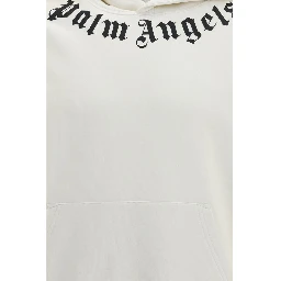 سويت شيرت قطني أبيض