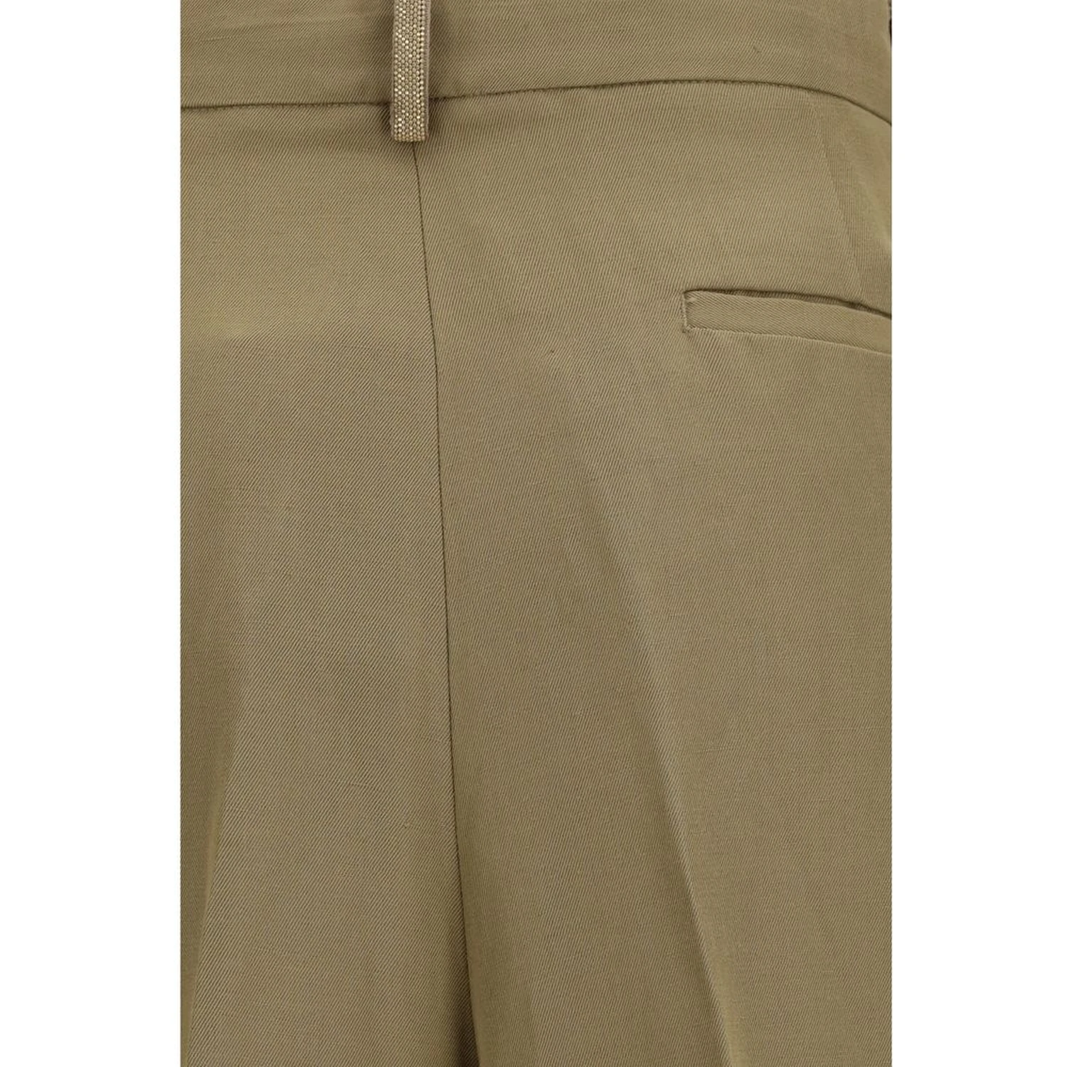 Beige Viscose Knee Length