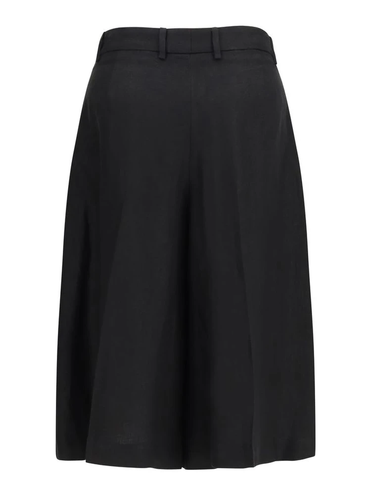 Black Viscose Bermuda Shorts alternative