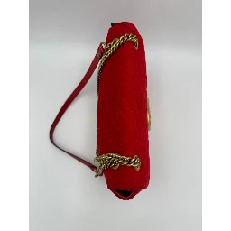 GUCCI MARMONT Red Velvet Handbag