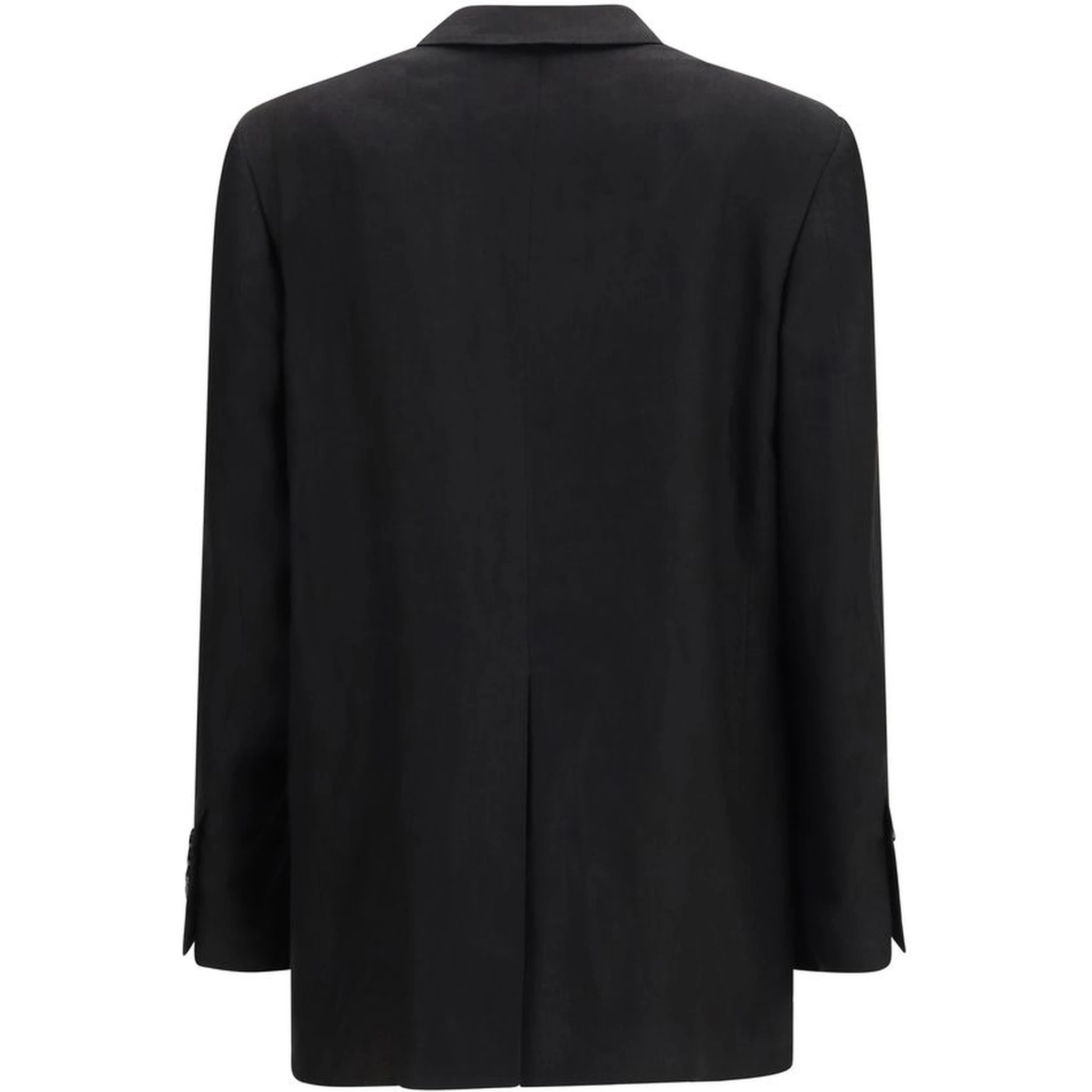 Black Linen Blazer