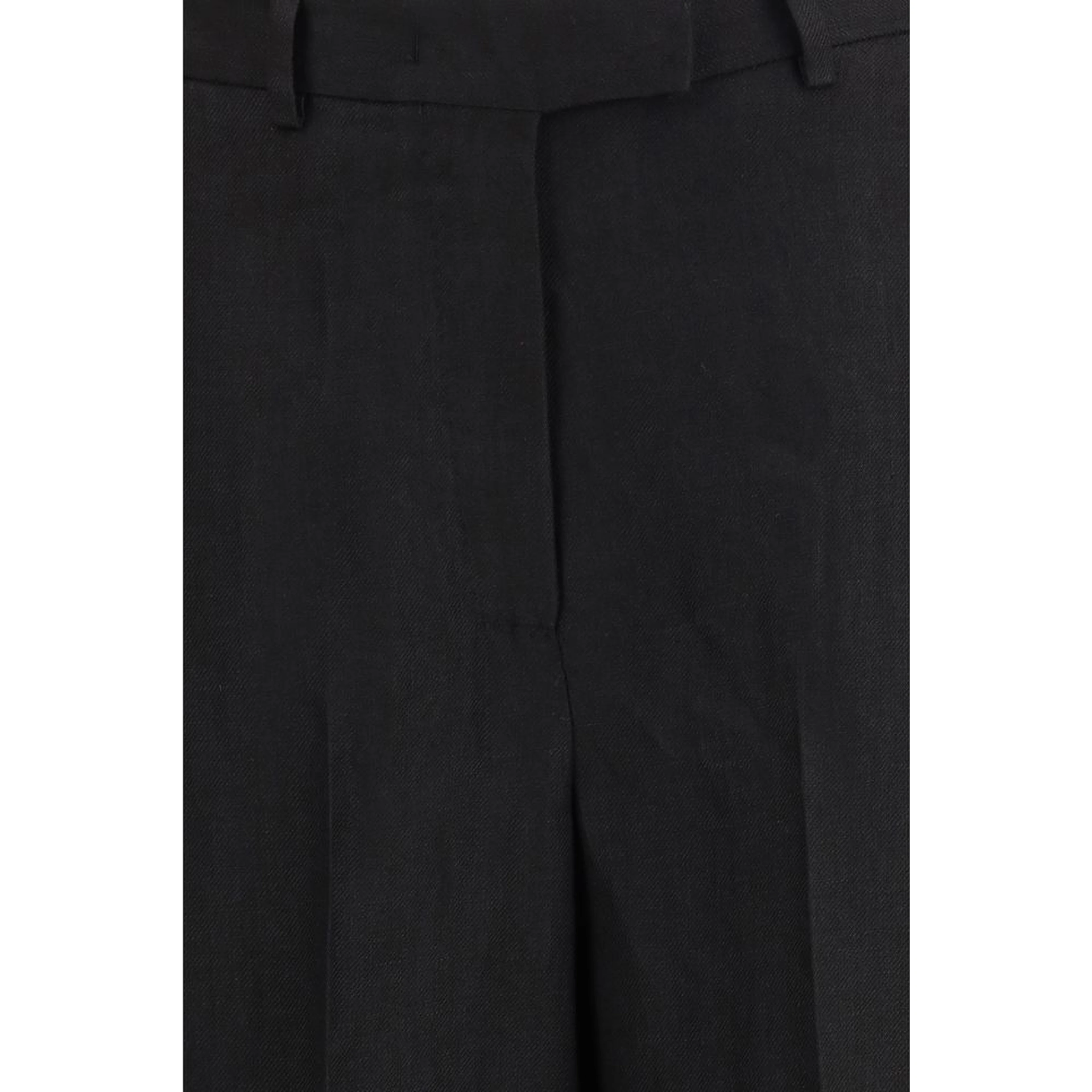 Black Viscose Bermuda Shorts