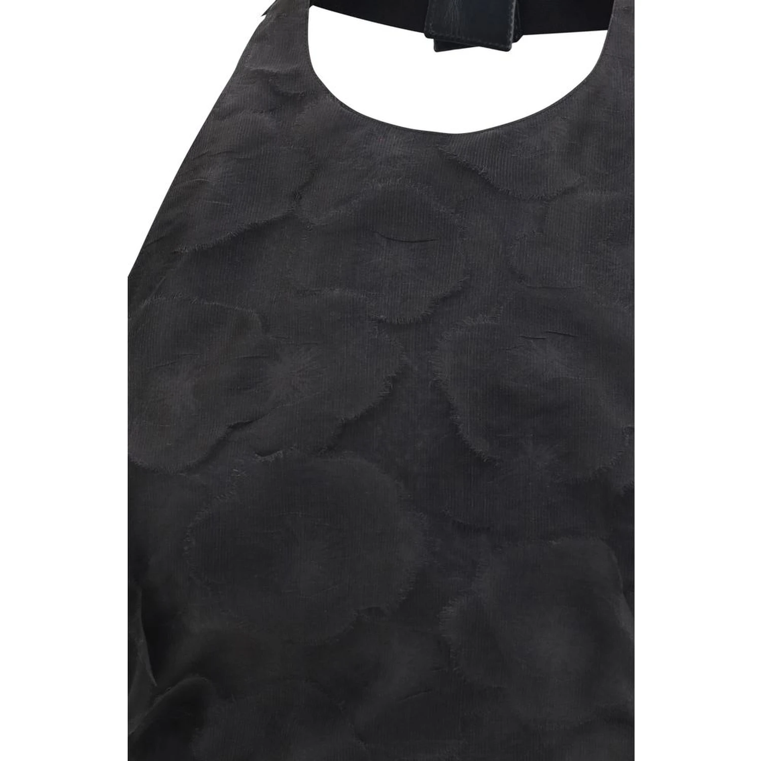 Black Silk Pattern Shirt