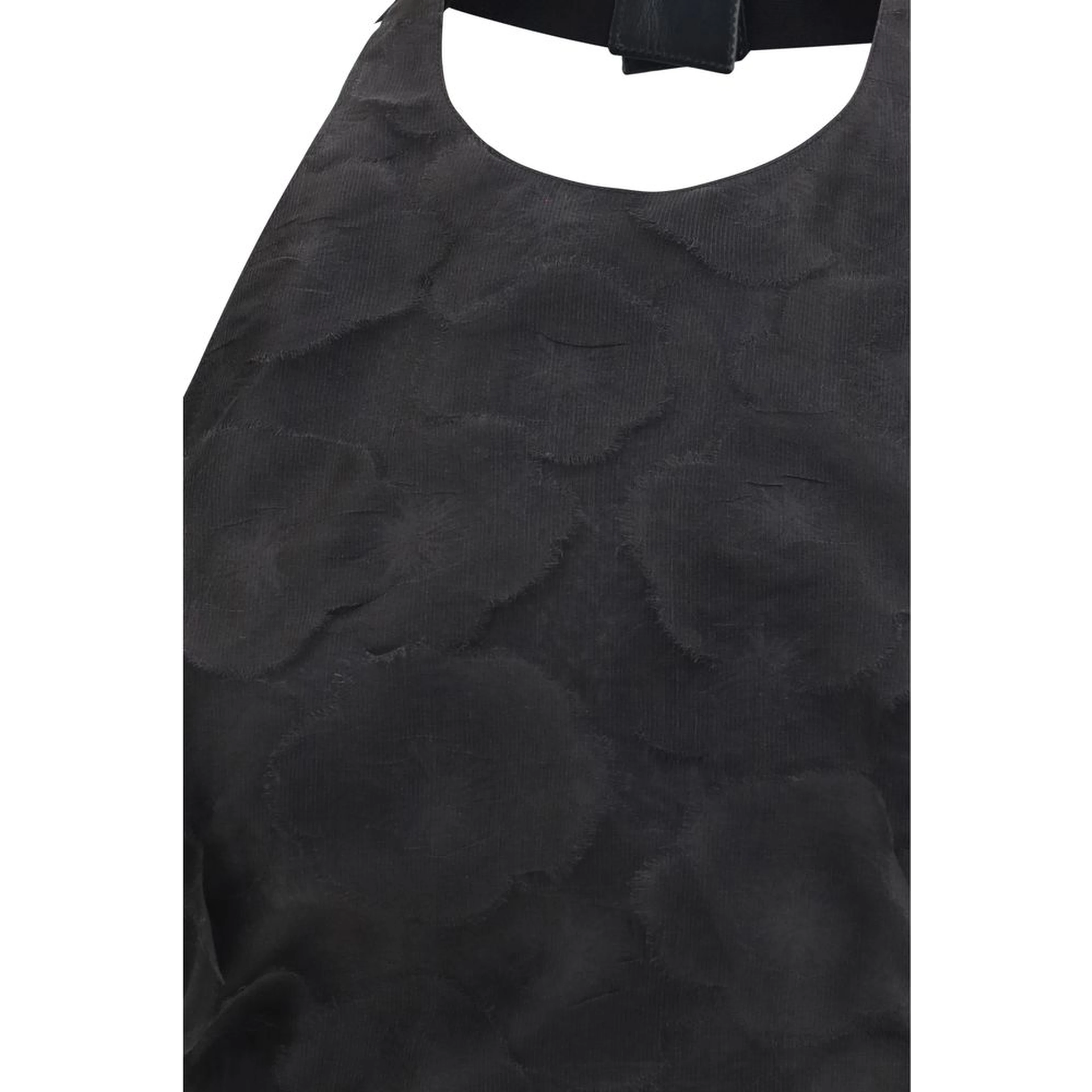 Black Silk Pattern Shirt