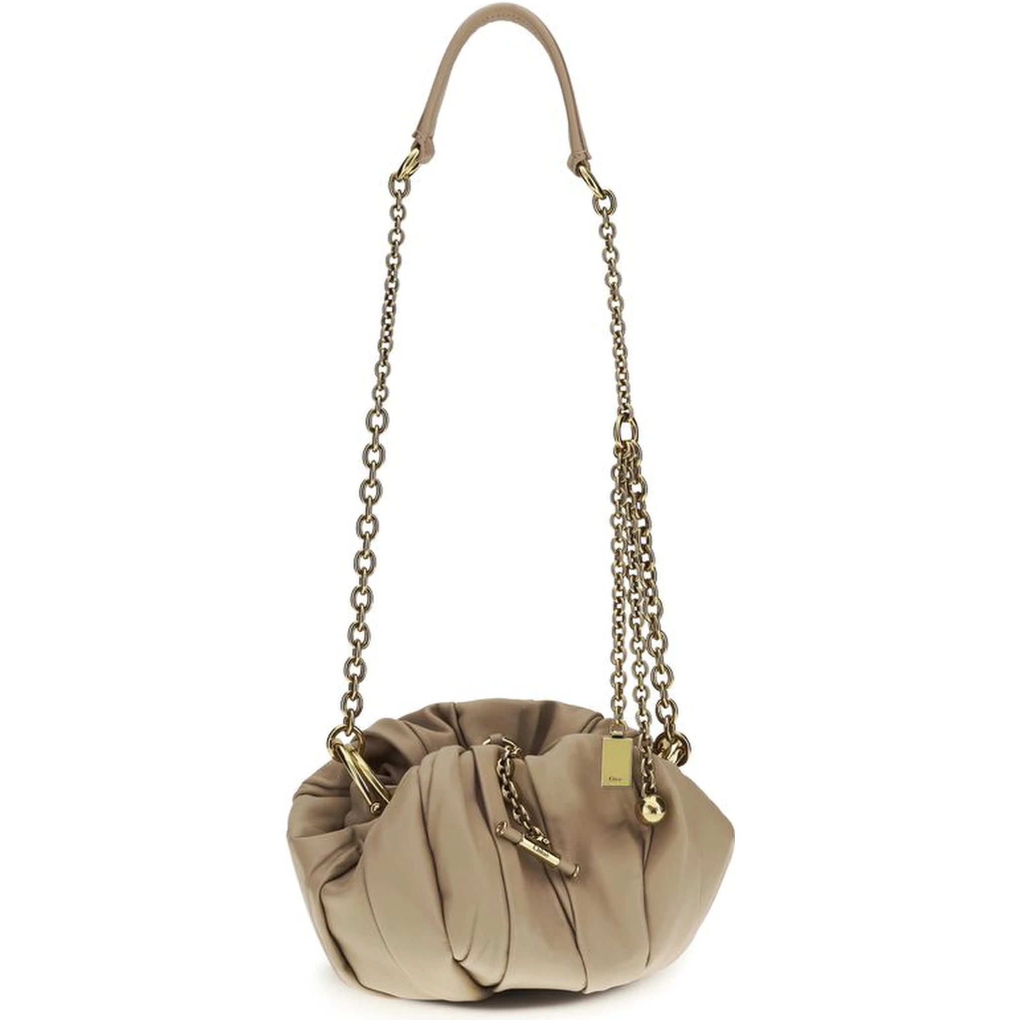 Beige Lamb Ovis Aries Aries Shoulder Bag
