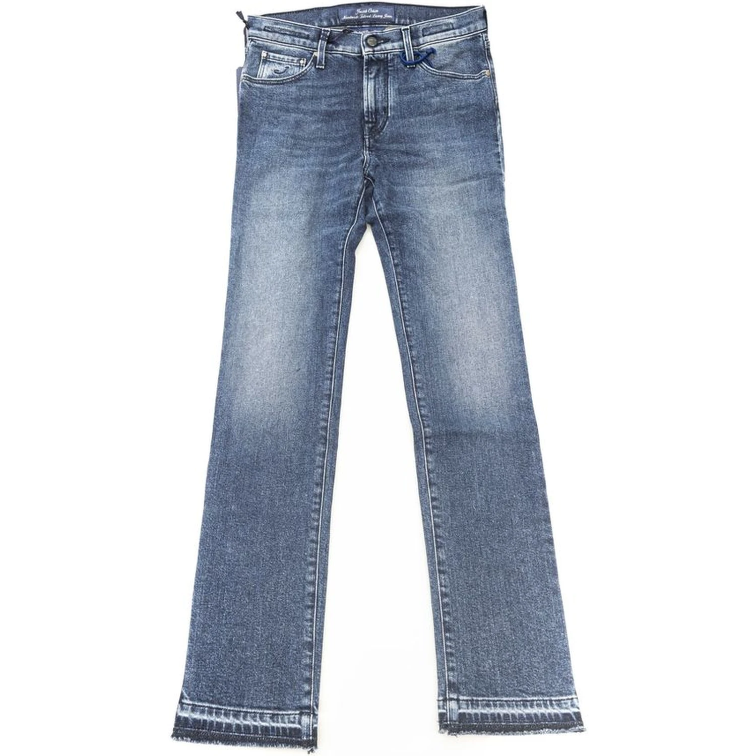 Blue Cotton Women Jeans