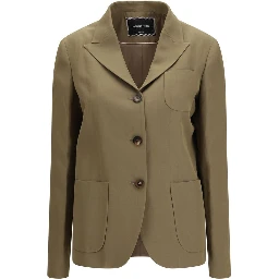 Brown Viscose Blazer