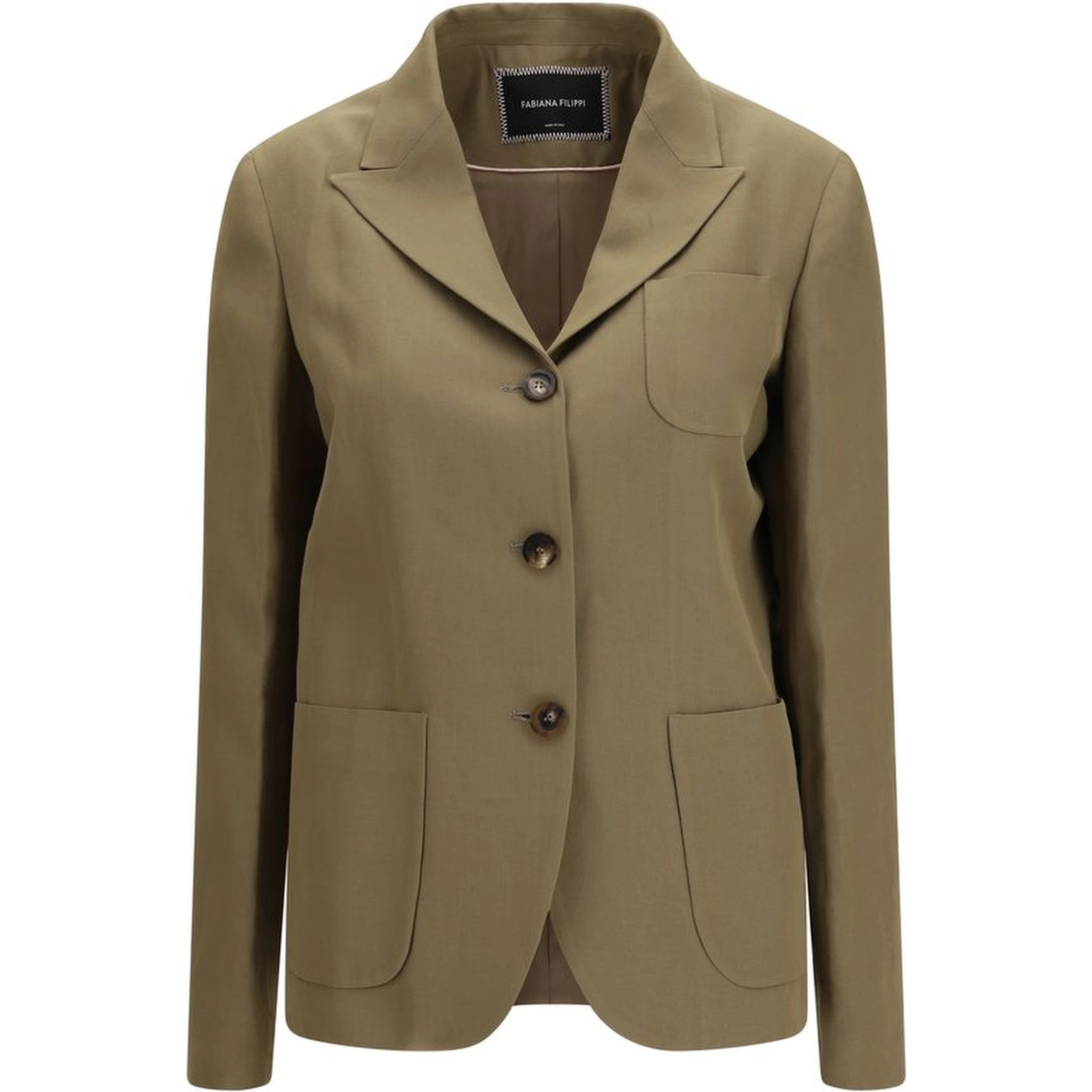 Brown Viscose Blazer