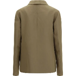 Brown Viscose Blazer