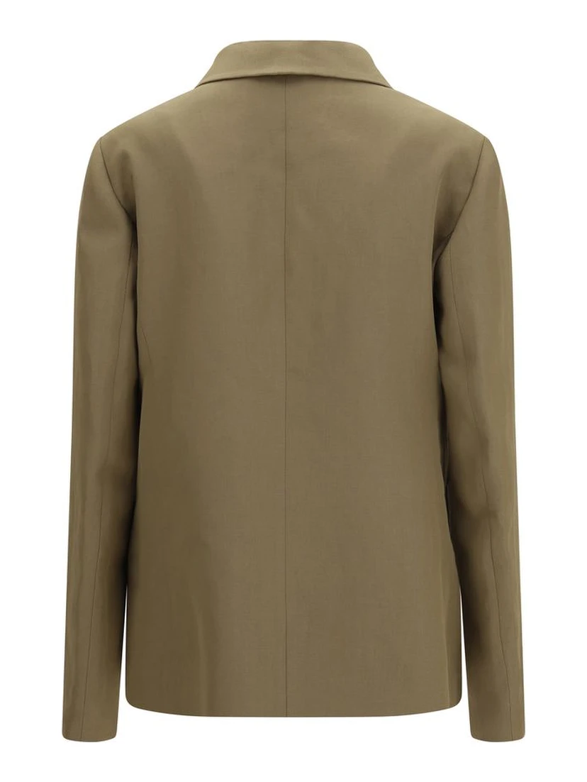 Brown Viscose Blazer