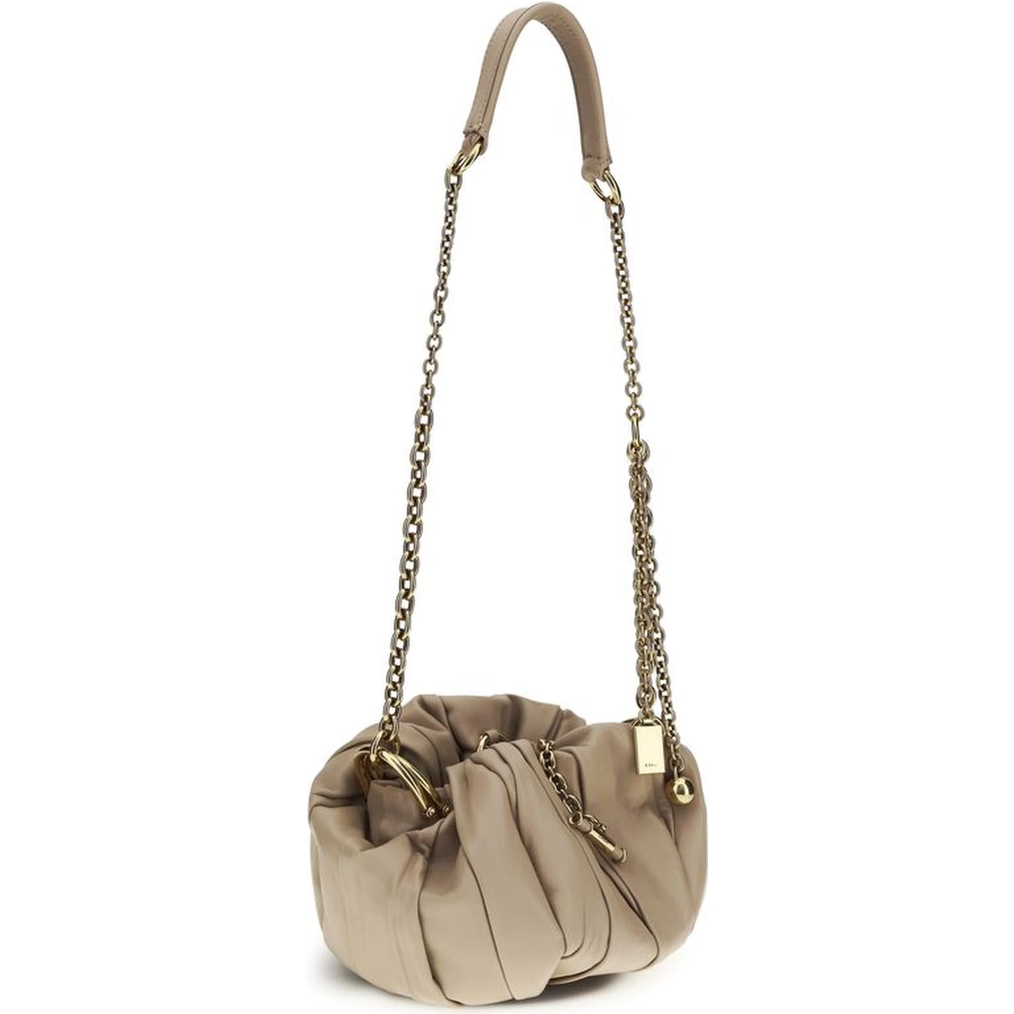 Beige Lamb Ovis Aries Aries Shoulder Bag