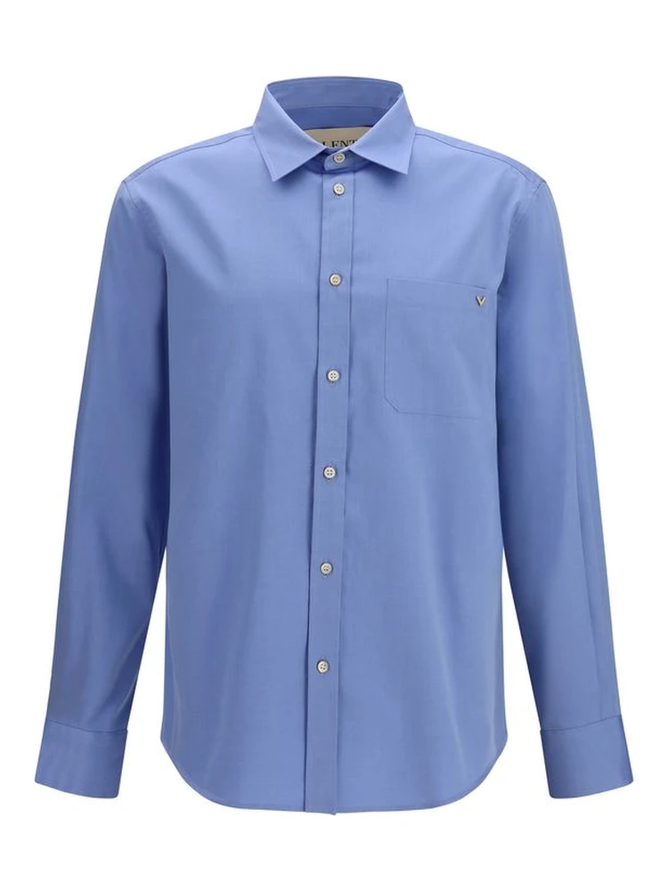 Blue Cotton Shirt