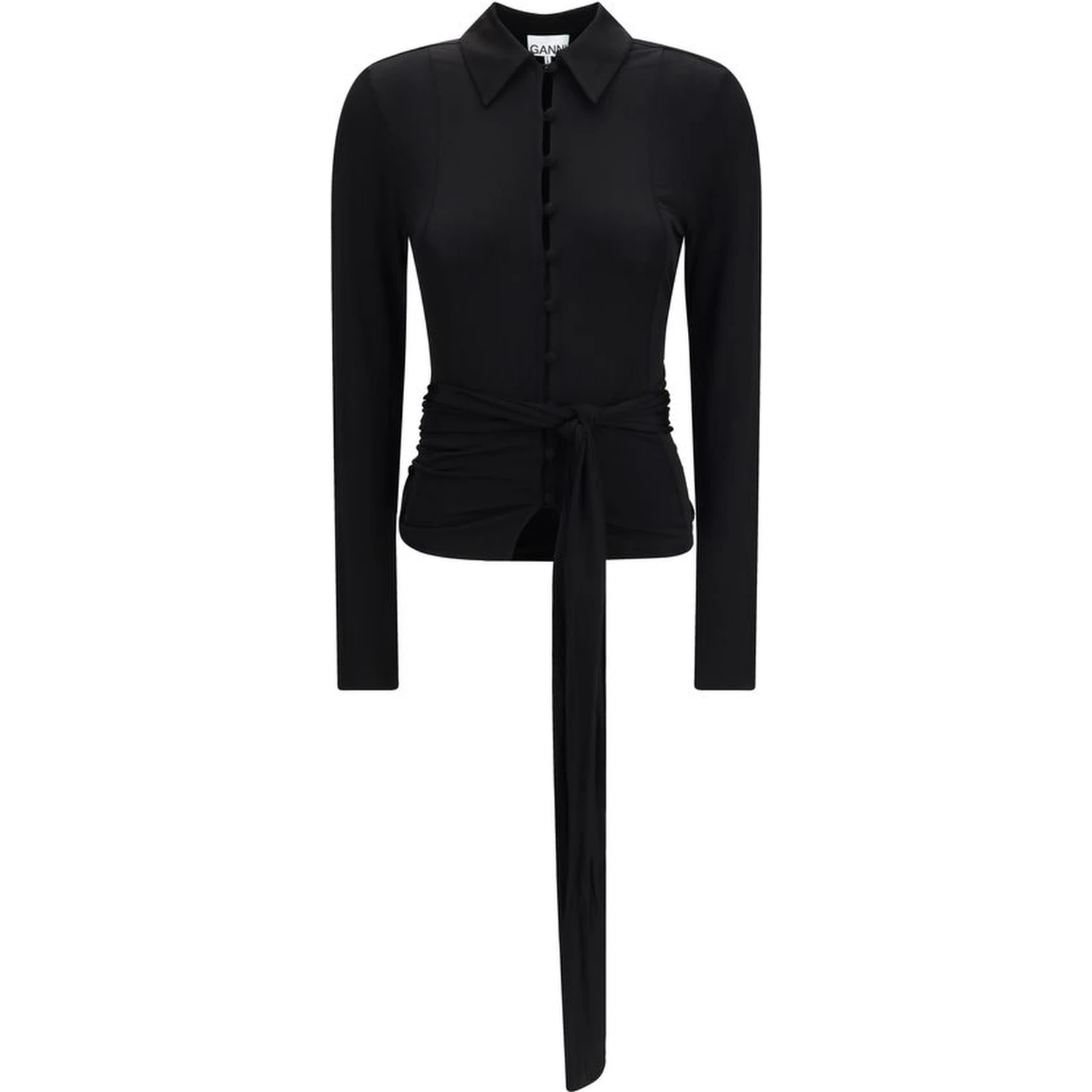 Black Recycled Polyester Shirt