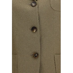 Brown Viscose Blazer