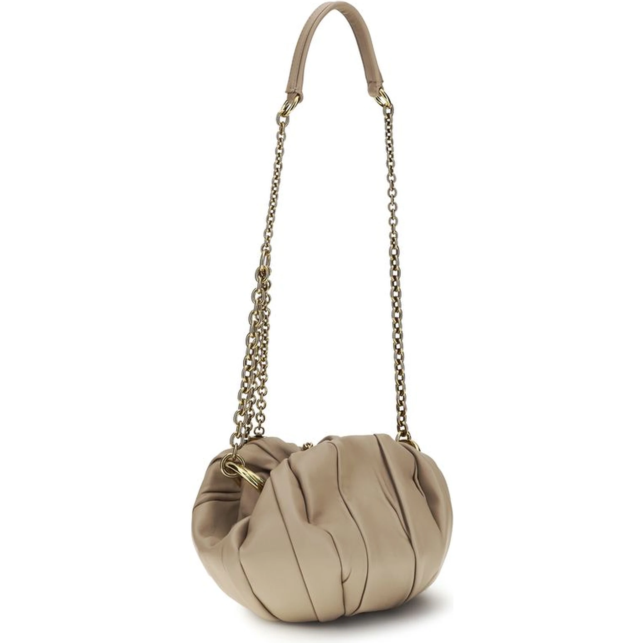 Beige Lamb Ovis Aries Aries Shoulder Bag