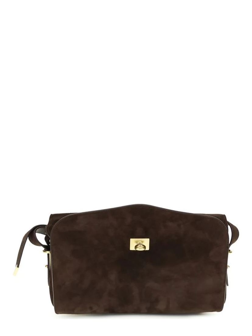 Brown Calf Leather Bos Taurus Shoulder Bag