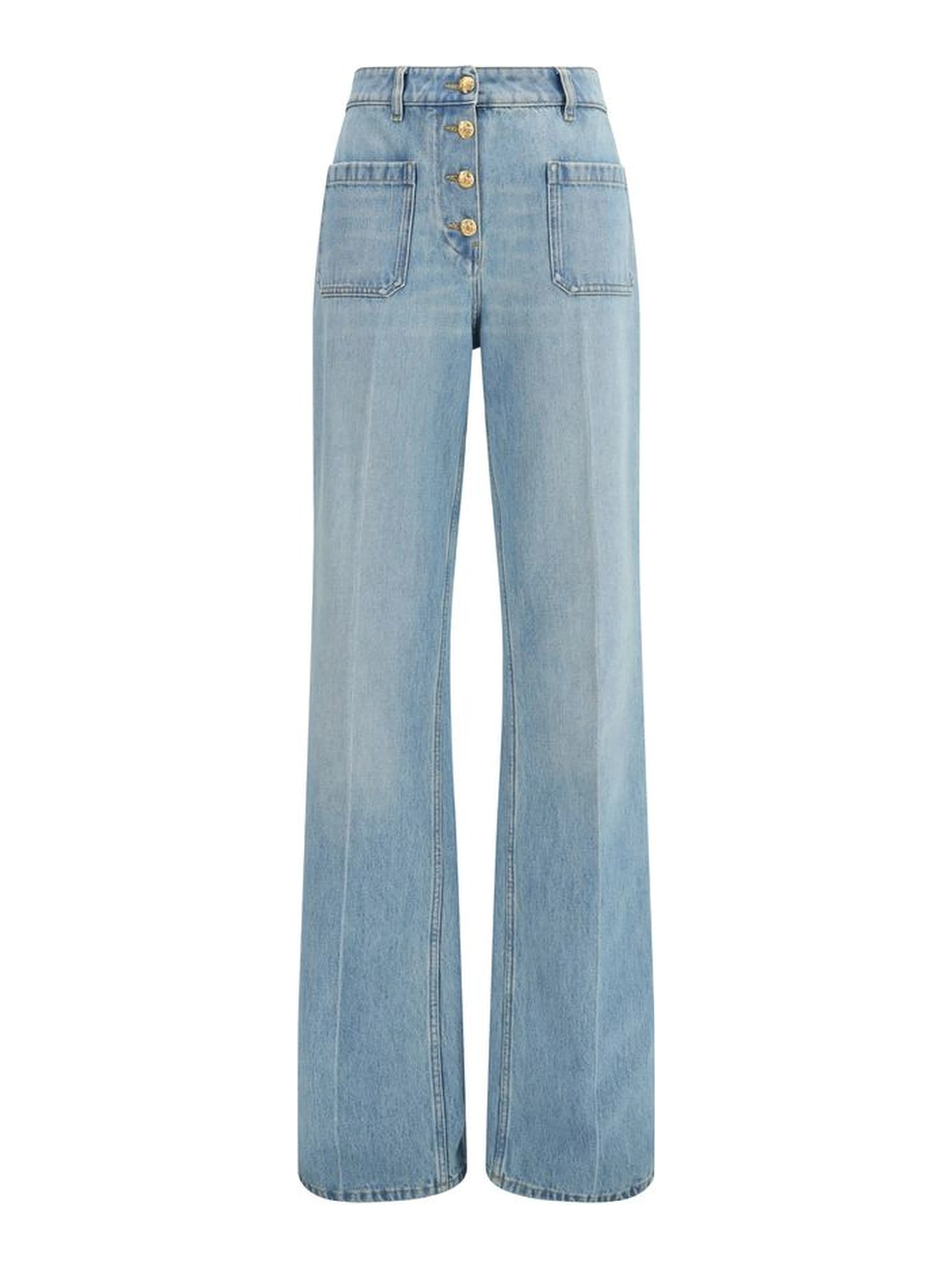 Blue Cotton Jeans Denim