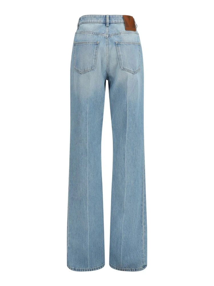 Blue Cotton Jeans Denim alternative