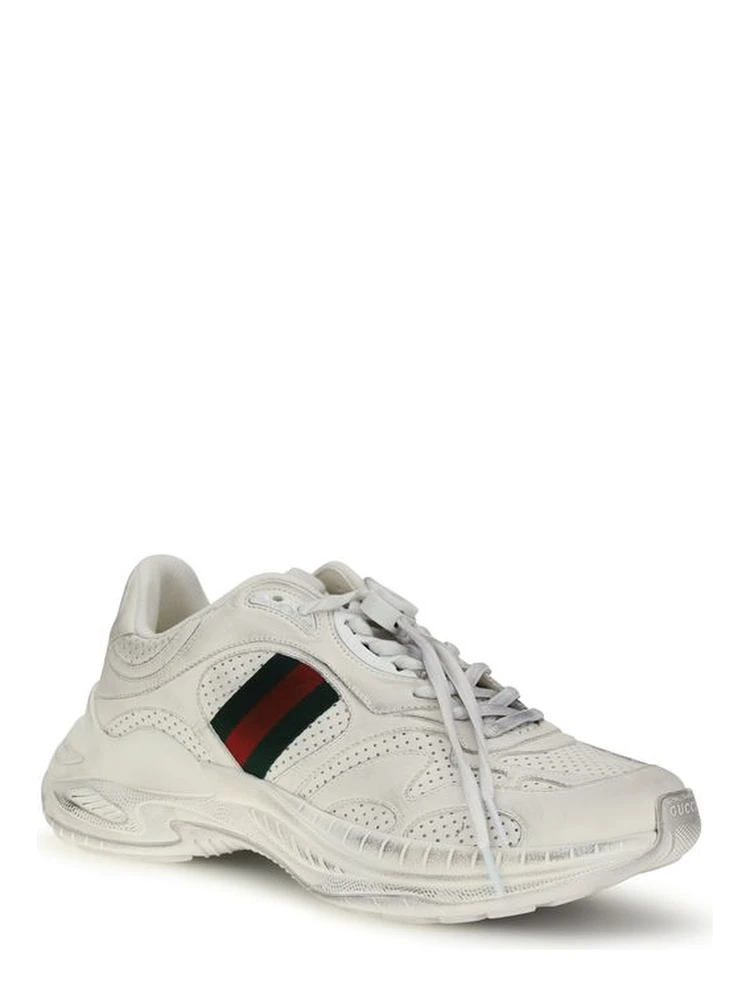 White Calf Leather Bos Taurus Athletic Sneakers alternative
