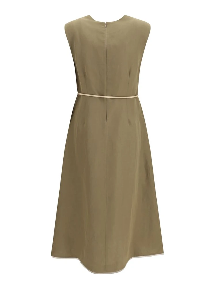 Bicolor Polyamide Long Dress alternative
