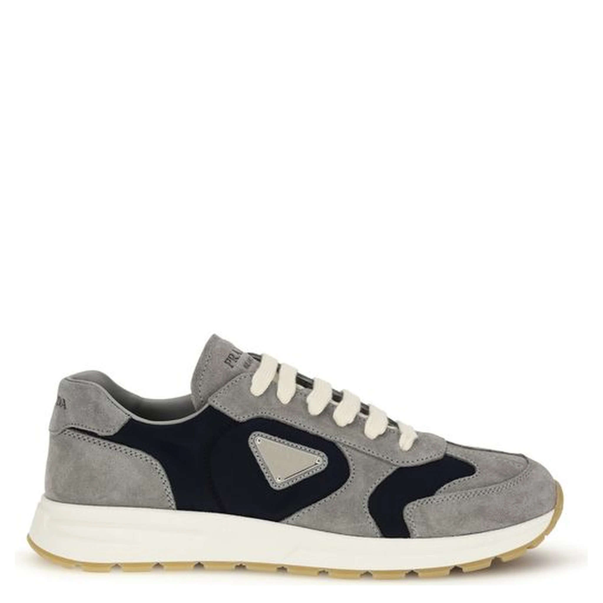 Blue Calf Leather Bos Taurus Athletic Sneakers