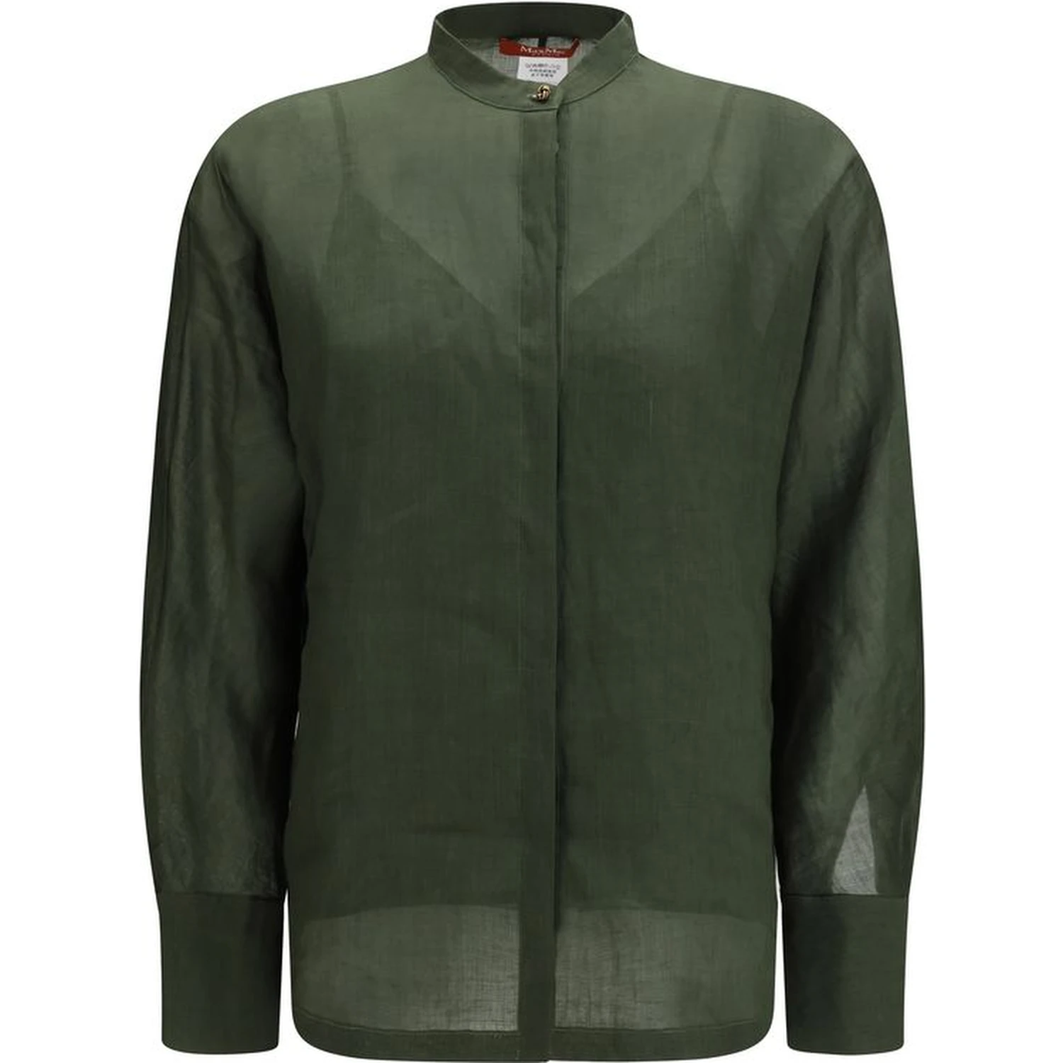 Bicolor Ramie Dress Shirt