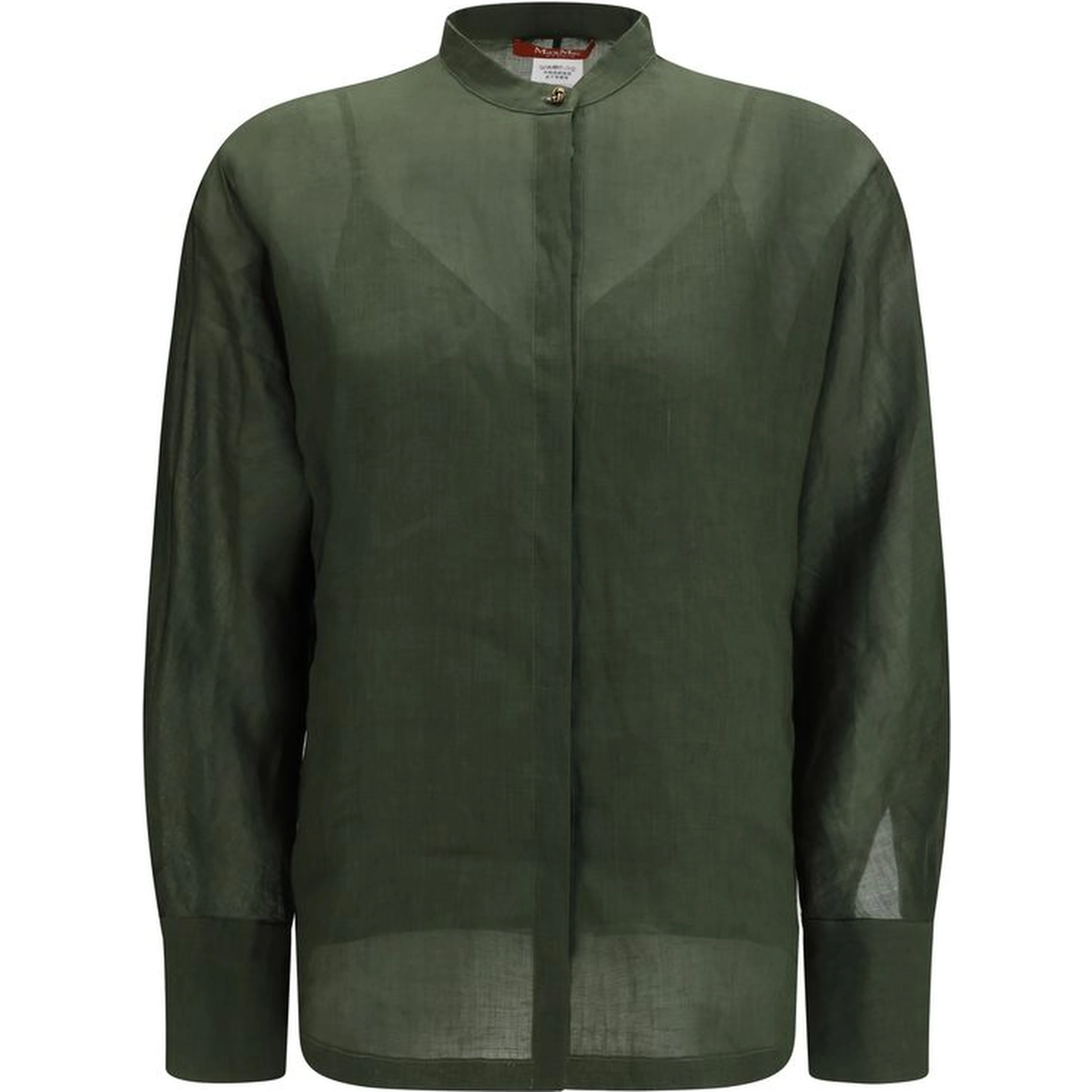 Bicolor Ramie Dress Shirt