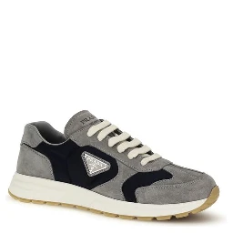 Blue Calf Leather Bos Taurus Athletic Sneakers