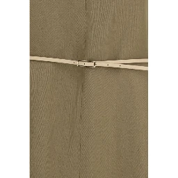 Bicolor Polyamide Long Dress