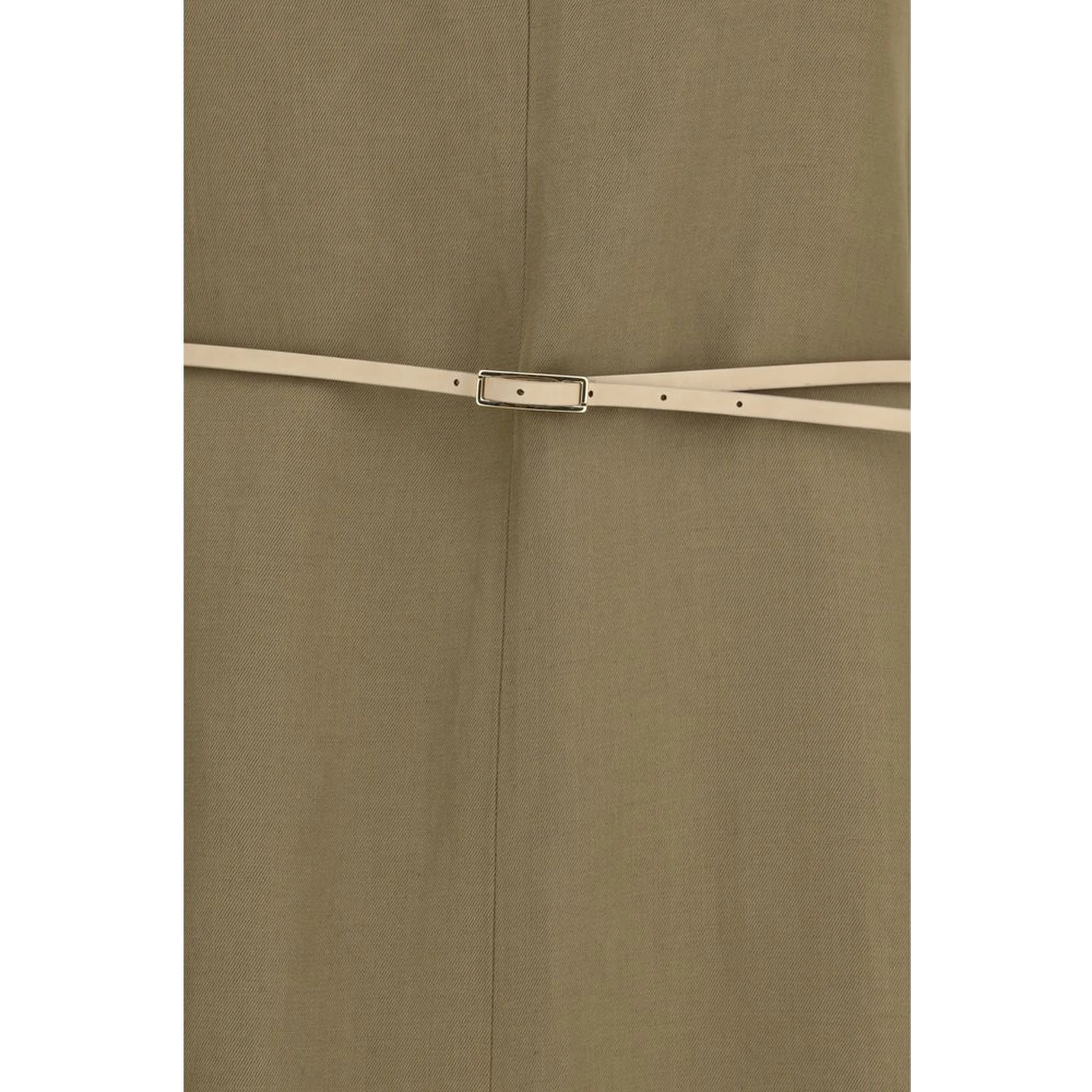 Bicolor Polyamide Long Dress