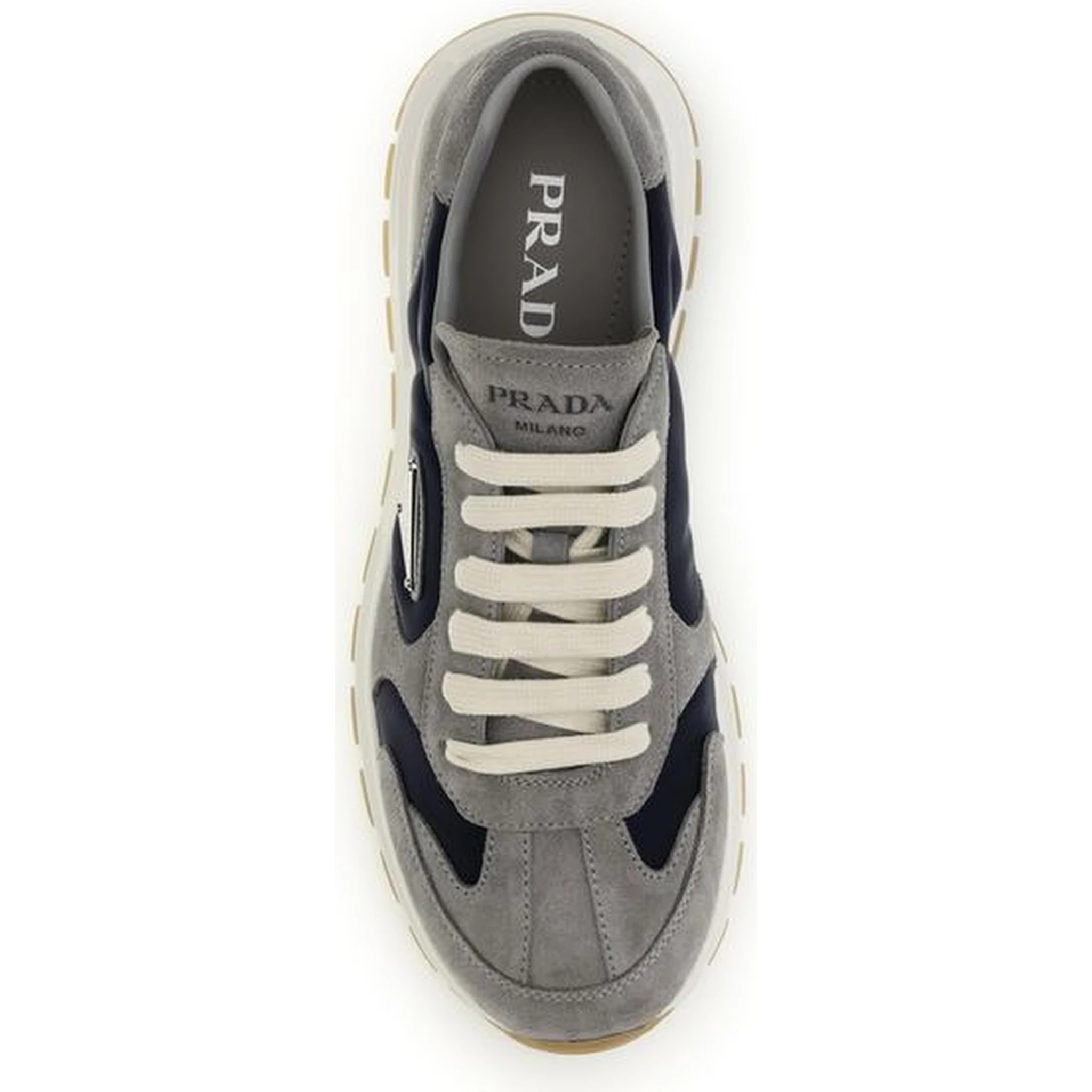 Blue Calf Leather Bos Taurus Athletic Sneakers