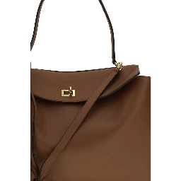 Brown Calf Leather Bos Taurus Shoulder Bag