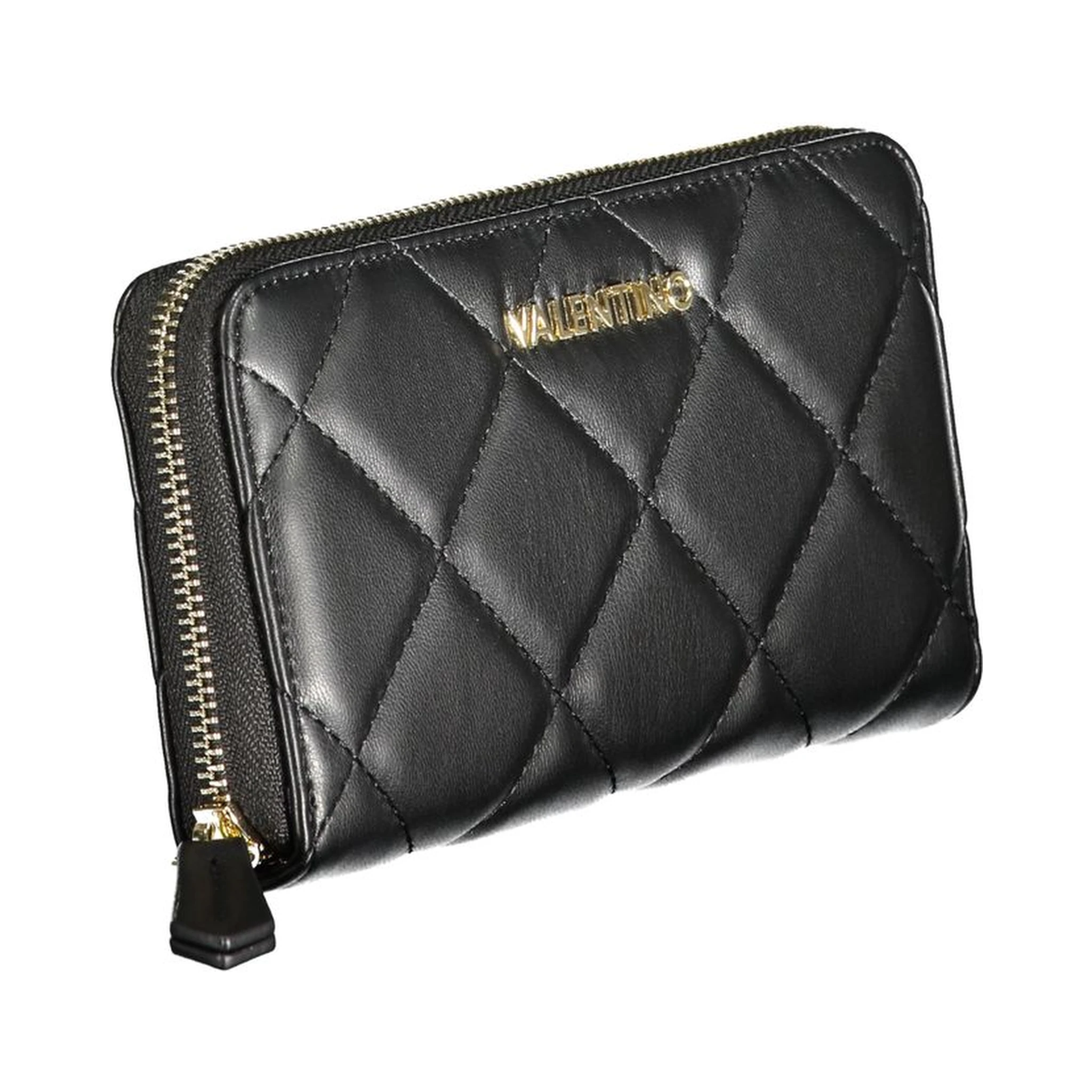 محفظة نسائية سوداء من البولي يوريثان