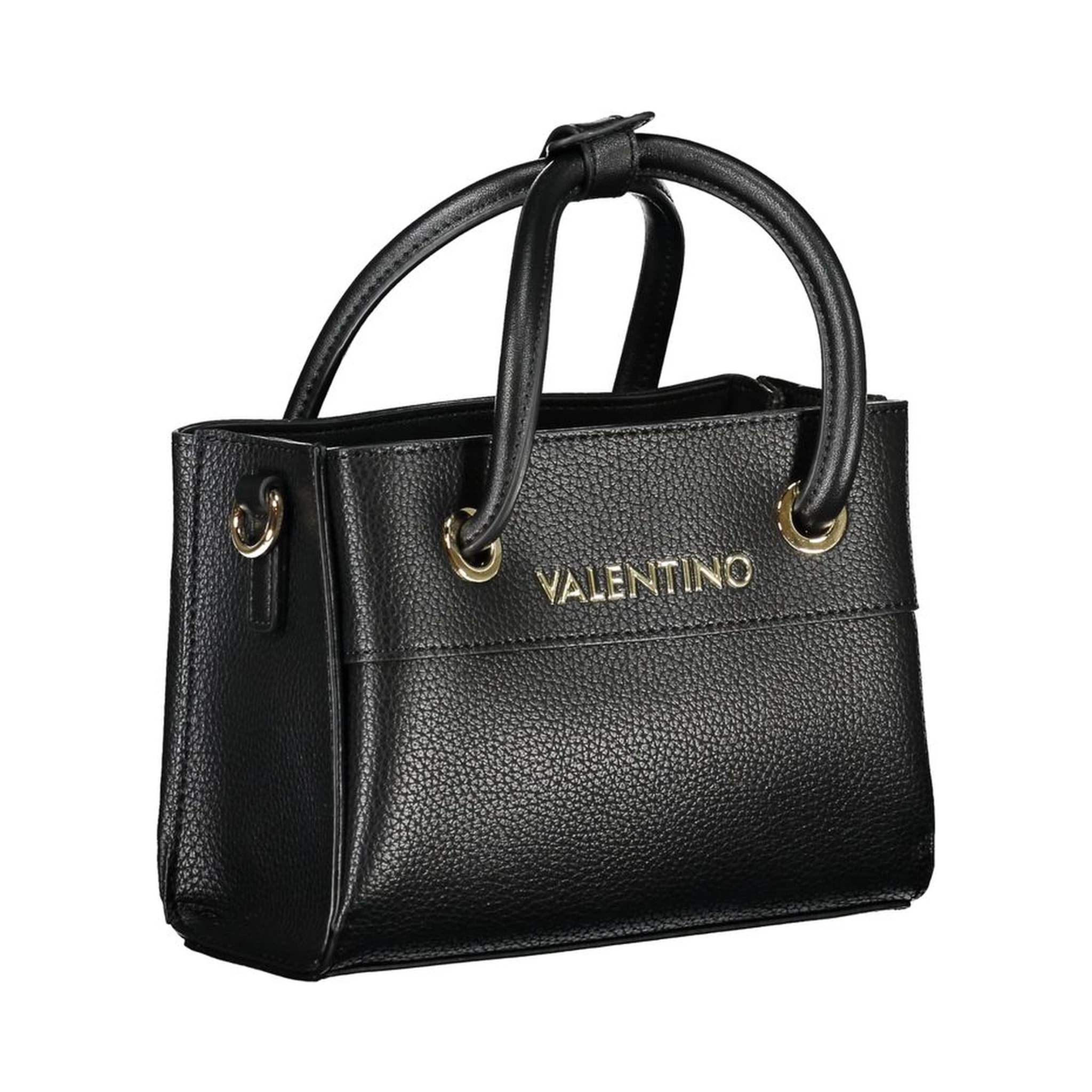 حقيبة يد من البولي إيثيلين الأسود