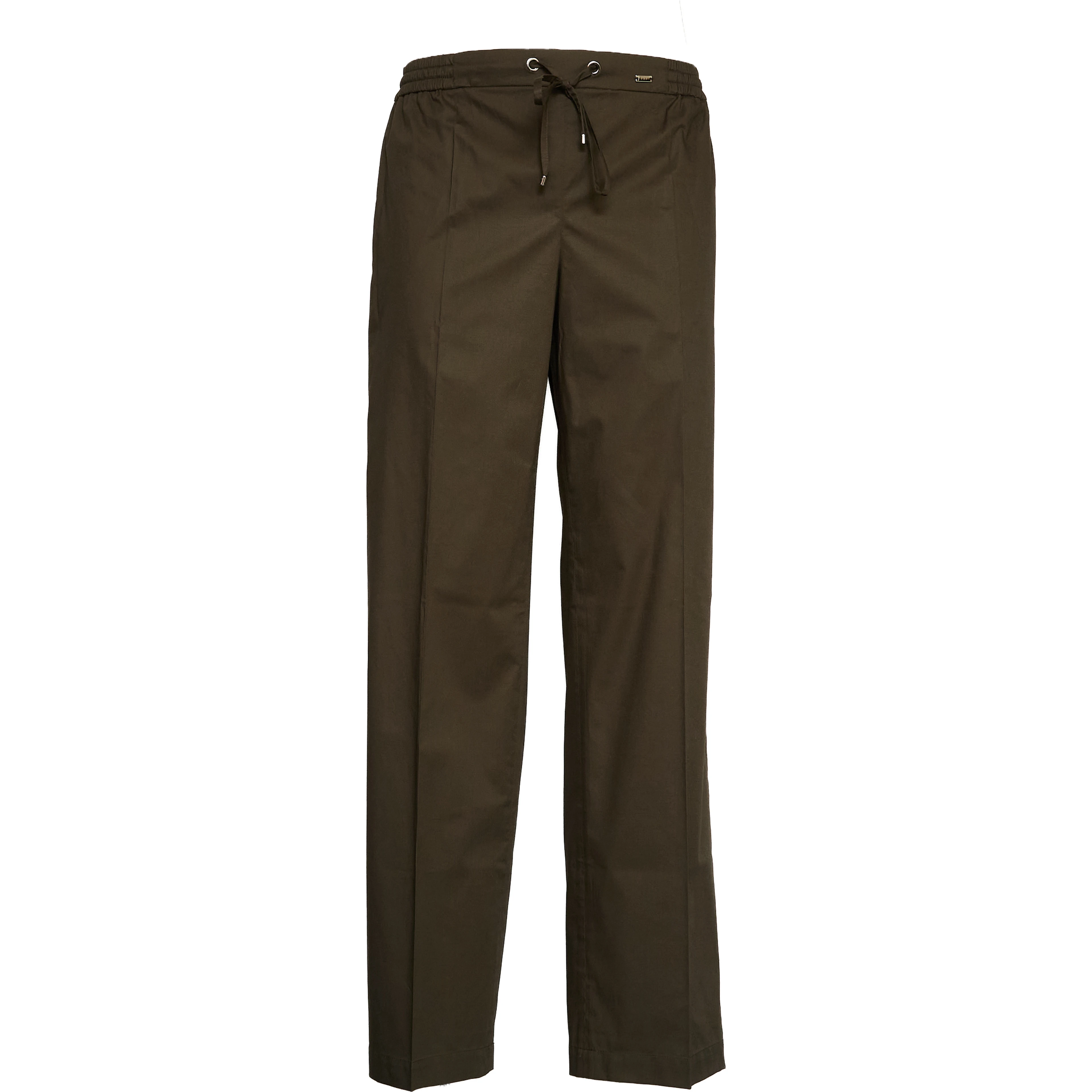 Easy Pant In Popeline Di Cotone Stretch