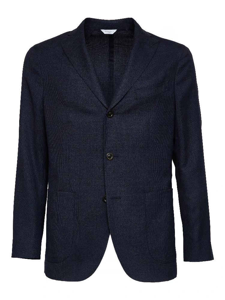 Blazer Hopsack Melange K. Jacket