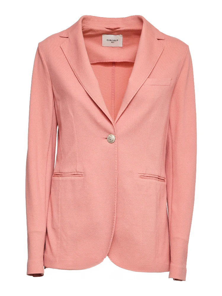 Blazer Monopetto Garment Dyed