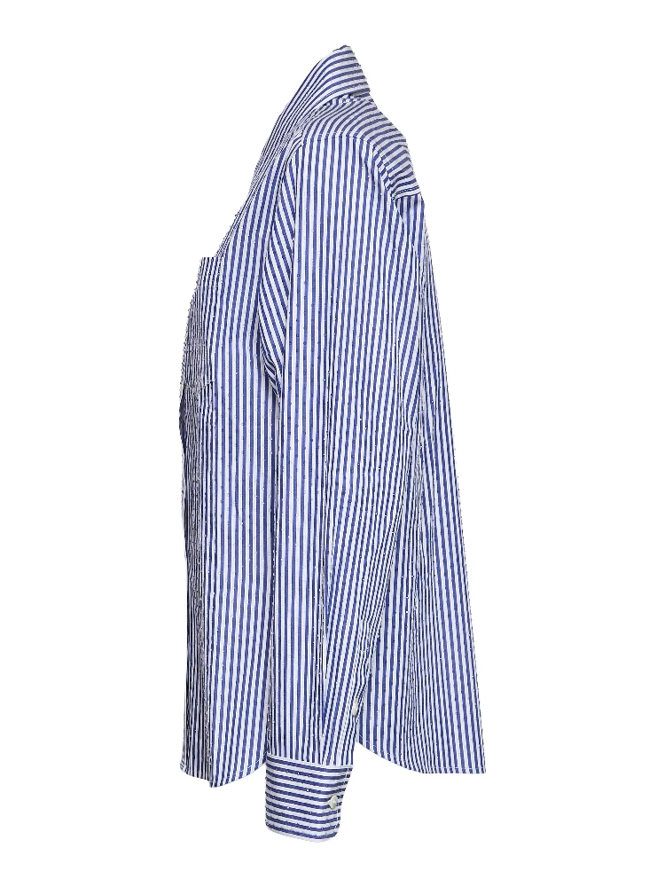 Camicia Cashine A Righe Con Cristalli alternative