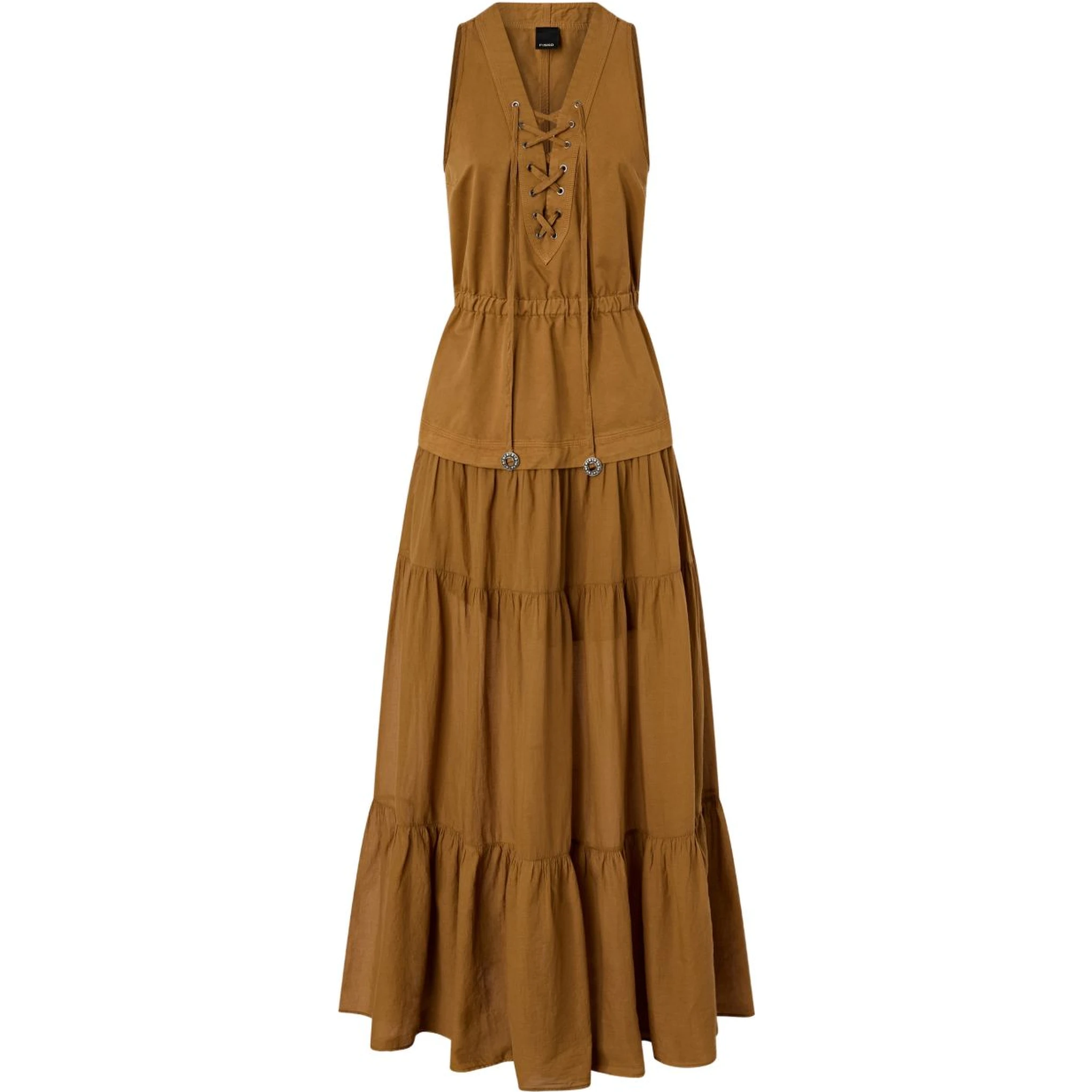 فساتين بينكو بنية اللون