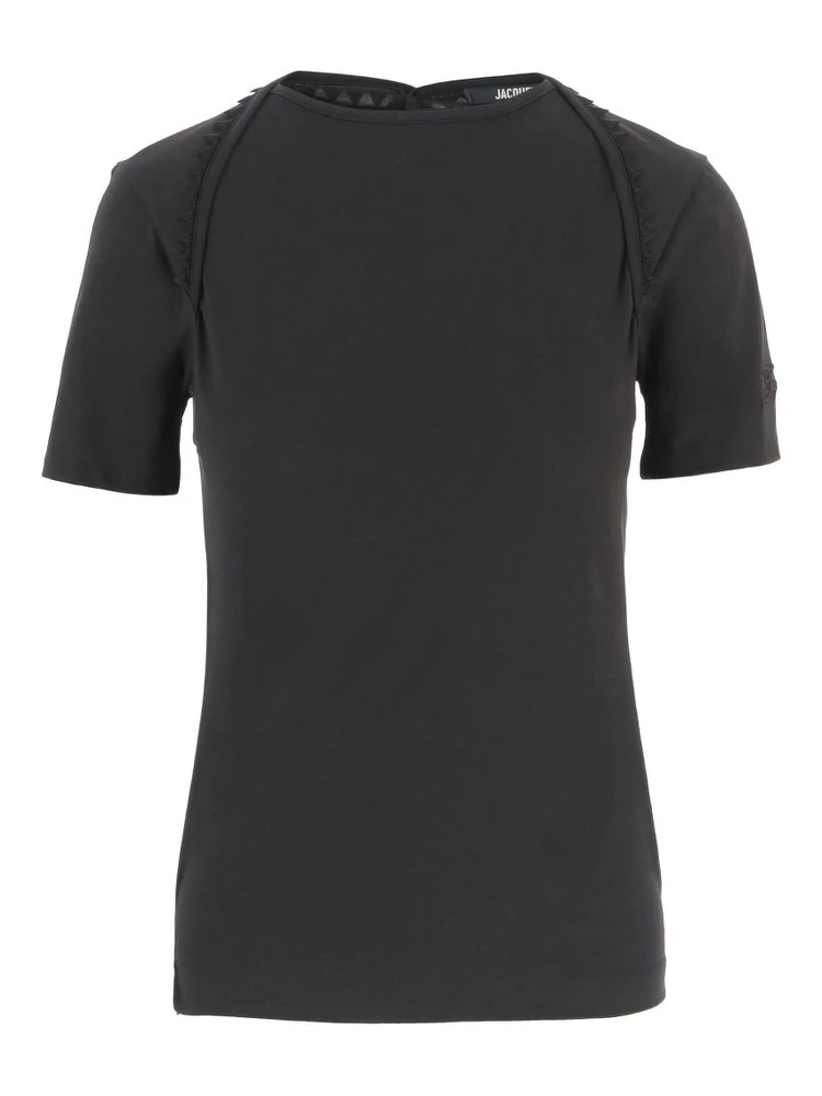 JACQUEMUS T-shirts and Polos Black