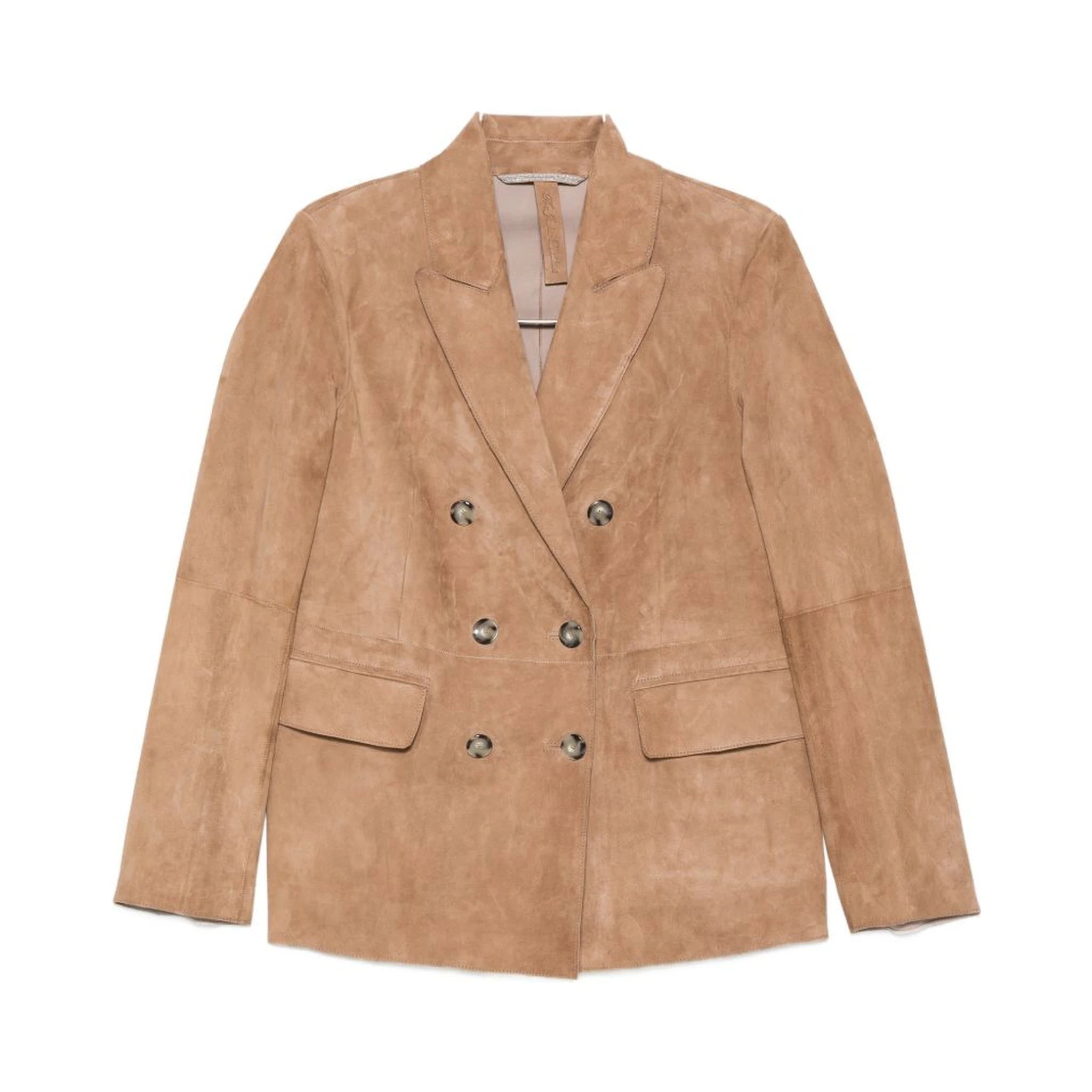 THE JACK AND JACKIE LEATHERS Jackets Beige