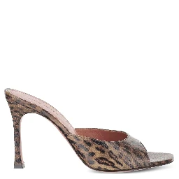 Amina Muaddi Sandals Brown