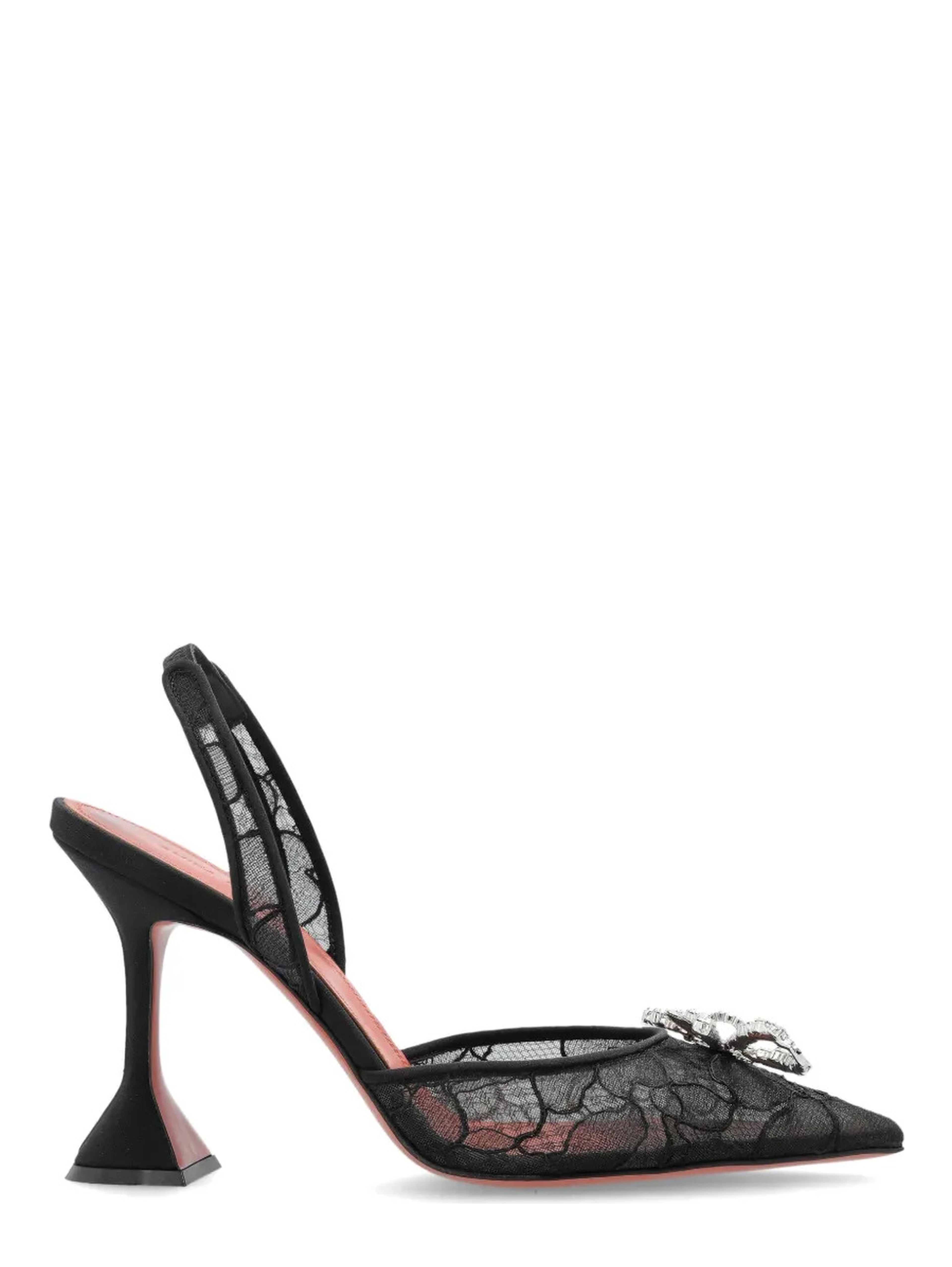 Amina Muaddi With Heel Black