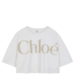 تيشيرتات وبولو من كلوي باللون الأبيض