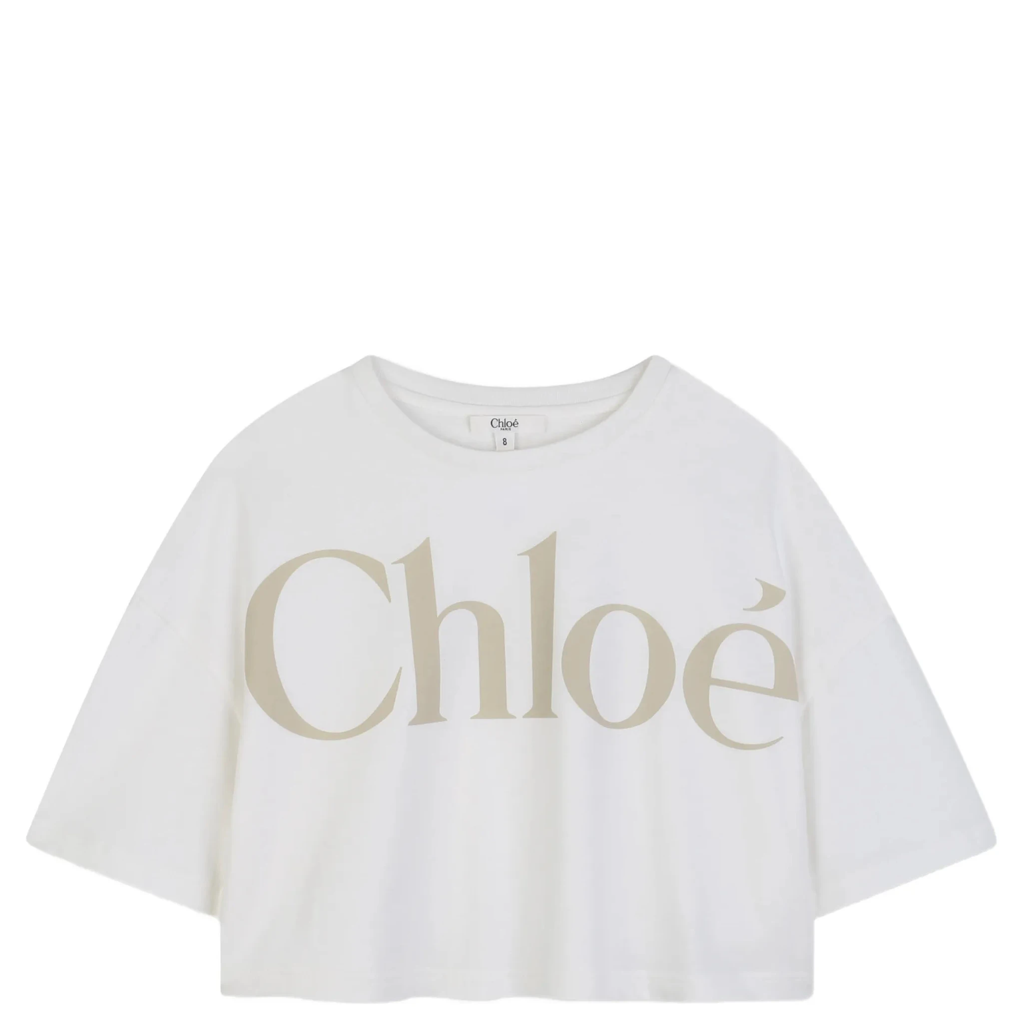 تيشيرتات وبولو من كلوي باللون الأبيض