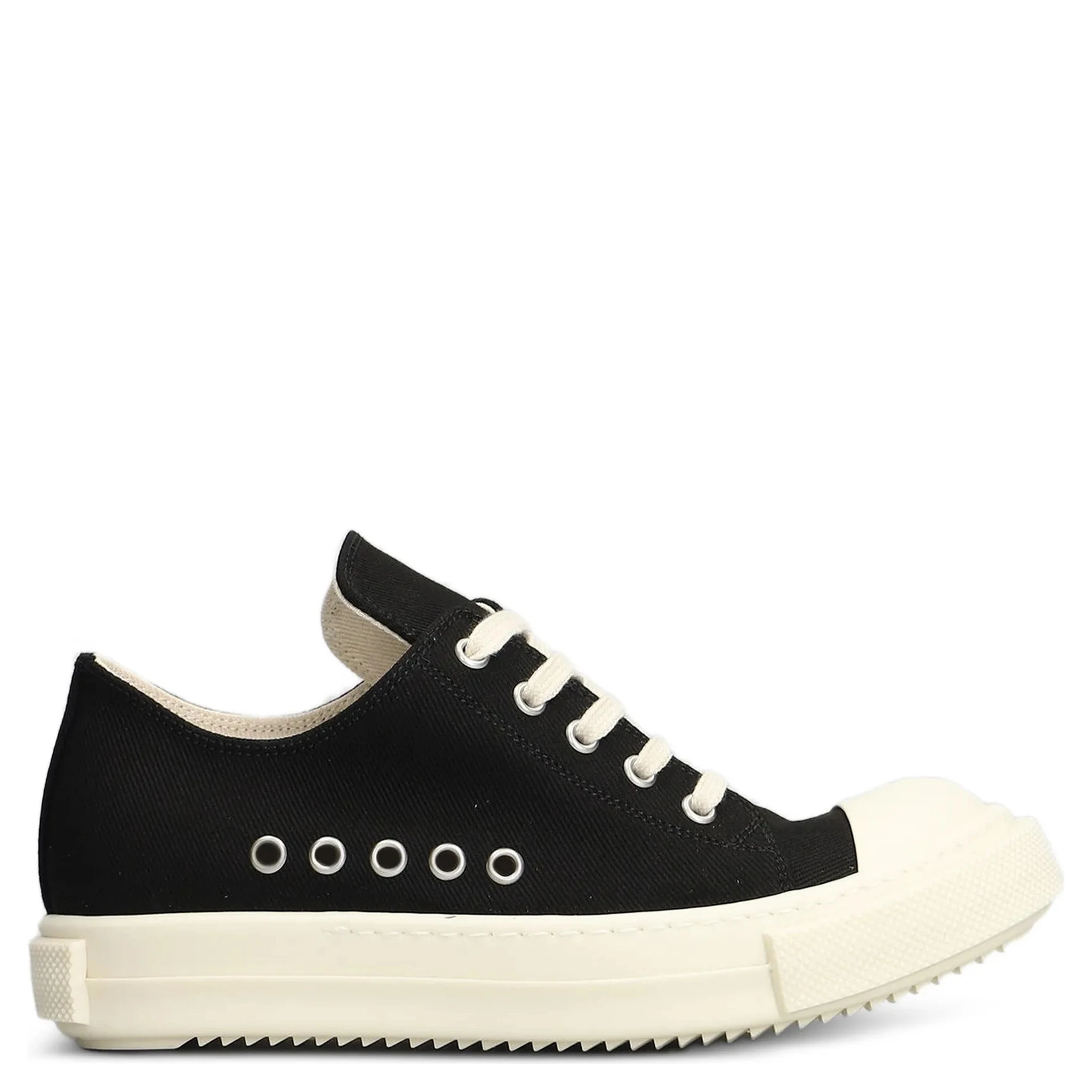 حذاء رياضي أسود من ريك أوينز DRKSHDW